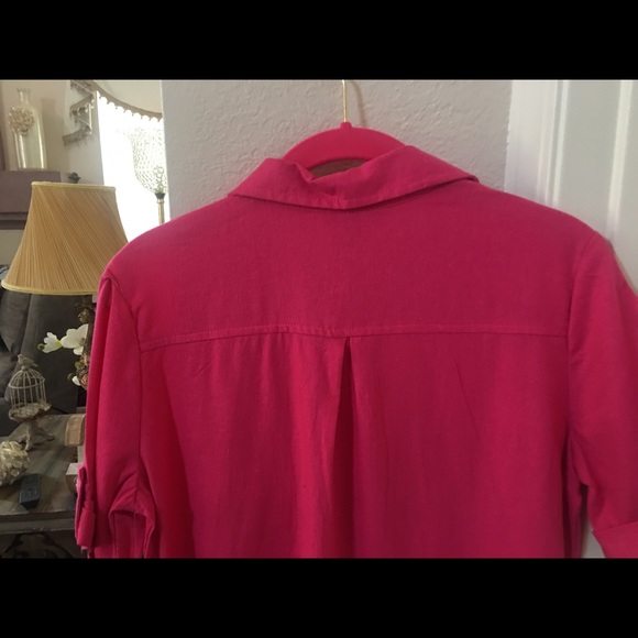 White Stag Pink Short Sleeve Blouse (S- 4-6)🌷 - Picture 8 of 8